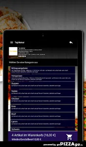 Taj Mahal Landshut Altdorf screenshot 7