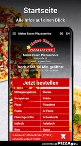 Meine Essen Pizzaservice Langw screenshot 1