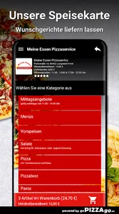 Meine Essen Pizzaservice Langw screenshot 3
