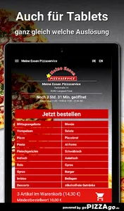 Meine Essen Pizzaservice Langw screenshot 6