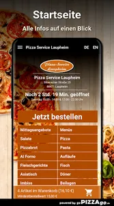 Pizza Service Laupheim Lauphei screenshot 1