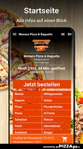 Monaco Pizza - Baguette Münche screenshot 0