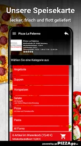 Pizza La Palermo Nürnberg screenshot 3