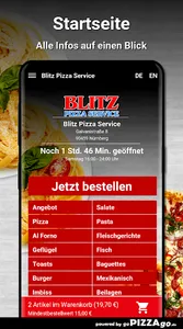 Blitz Pizza Service Nürnberg screenshot 1
