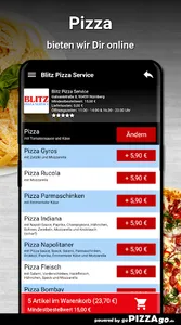 Blitz Pizza Service Nürnberg screenshot 4