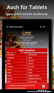 Pizzeria Capri da Rani Riedsta screenshot 6