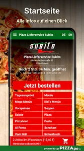 Pizza Lieferservice Subito Sal screenshot 1