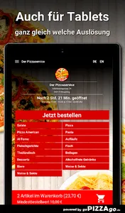 Der Pizzaservice Straubing screenshot 6