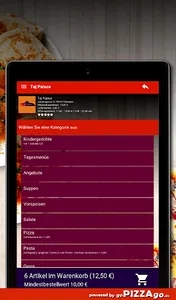 Taj Palace Tübingen screenshot 7