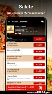 Pizzeria La Quattro Wöllstadt screenshot 4