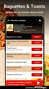 Pizzeria La Quattro Wöllstadt screenshot 5