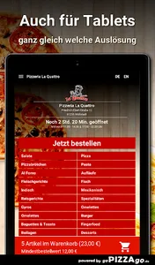 Pizzeria La Quattro Wöllstadt screenshot 6