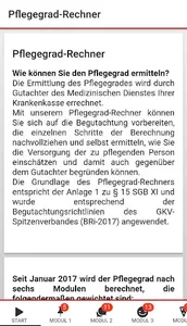 Pflegegrad-Rechner screenshot 0