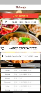 Maharaja Indisches Restaurant screenshot 1
