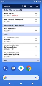 Reminder ToDo Widget screenshot 0