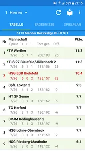 HSG EGB Bielefeld screenshot 0