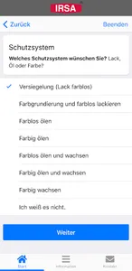 IRSA® Produktberater screenshot 2