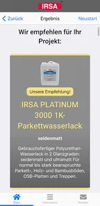 IRSA® Produktberater screenshot 4