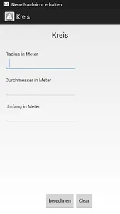 Flächen und Volumenrechner screenshot 2