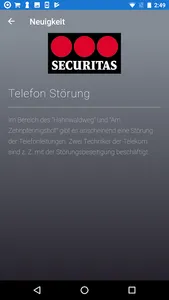 Securitas Hahnwald App screenshot 1
