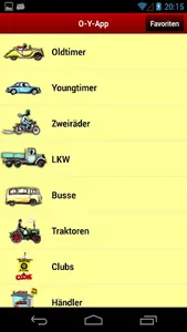 Oldtimer Youngtimer App screenshot 0
