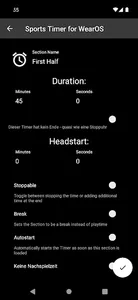 Sports Timer for Wear OS screenshot 2