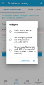 Jobcenter Bonn screenshot 2