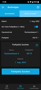 Jobcenter Bonn Parkplatz App screenshot 1
