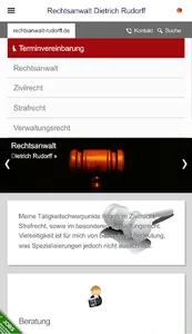 Rechtsanwalt Dietrich Rudorff screenshot 1