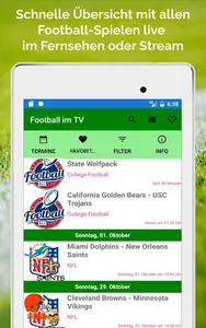Football im TV live screenshot 5
