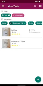 Wine Taste - Wein Notizen screenshot 0