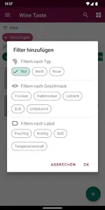 Wine Taste - Wein Notizen screenshot 2
