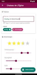 Wine Taste - Wein Notizen screenshot 4