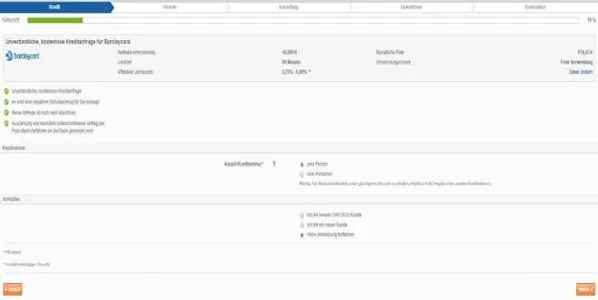 Kredit Vergleich Rechner screenshot 1