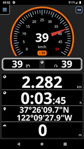 Speedometer with odometer screenshot 0