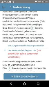 Zeugnis-Decoder screenshot 3