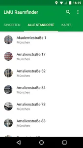LMU Raumfinder screenshot 1