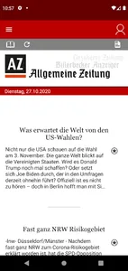 Allgemeine Zeitung e-Paper screenshot 2
