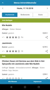 Mensa Augsburg screenshot 1