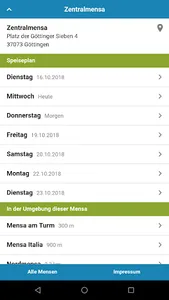 Mensa Göttingen screenshot 0