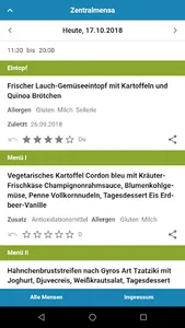 Mensa Göttingen screenshot 1