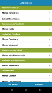 Mensa Kiel screenshot 2