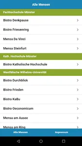 Mensa Münster screenshot 2
