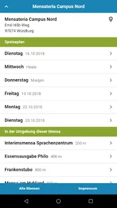 Mensa Würzburg screenshot 0