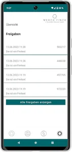 Merck Finck appTAN screenshot 0