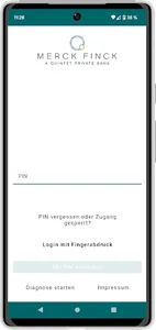 Merck Finck appTAN screenshot 1