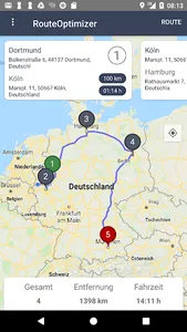 RouteOptimizer screenshot 1