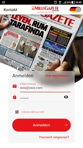 MilliGazeteAvrupaMobil screenshot 1