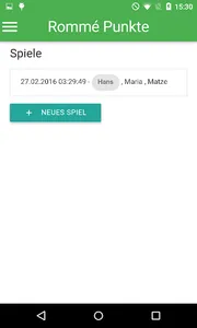 Rommé Punkte screenshot 3