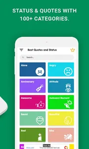 Status & Quotes screenshot 1